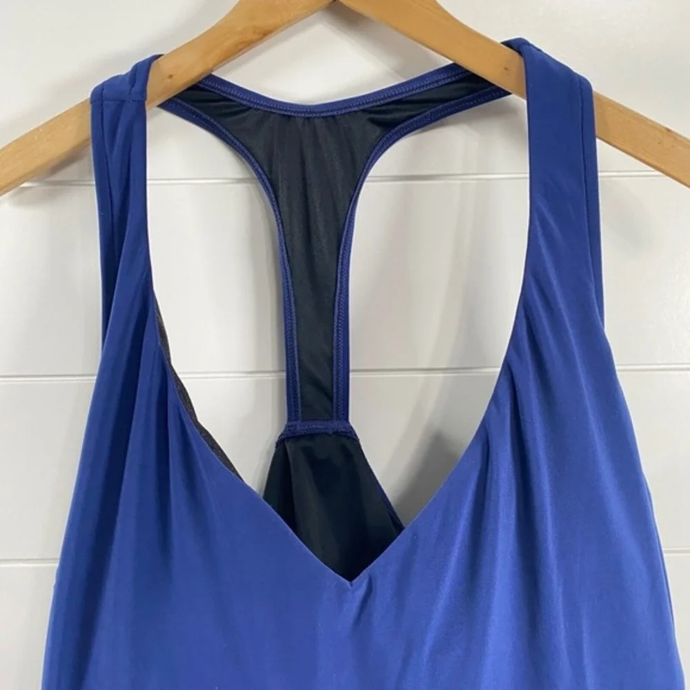 Magicsuit Womens Underwire Racerback Tankini Top 24W Blue Tummy‎ Control Pool